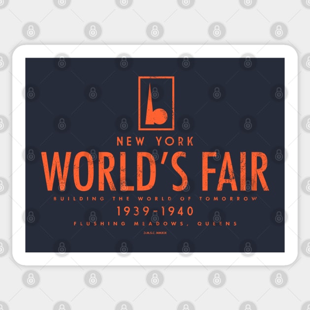 1939 1940 New York World's Fair Wordmark Sticker by DMSC